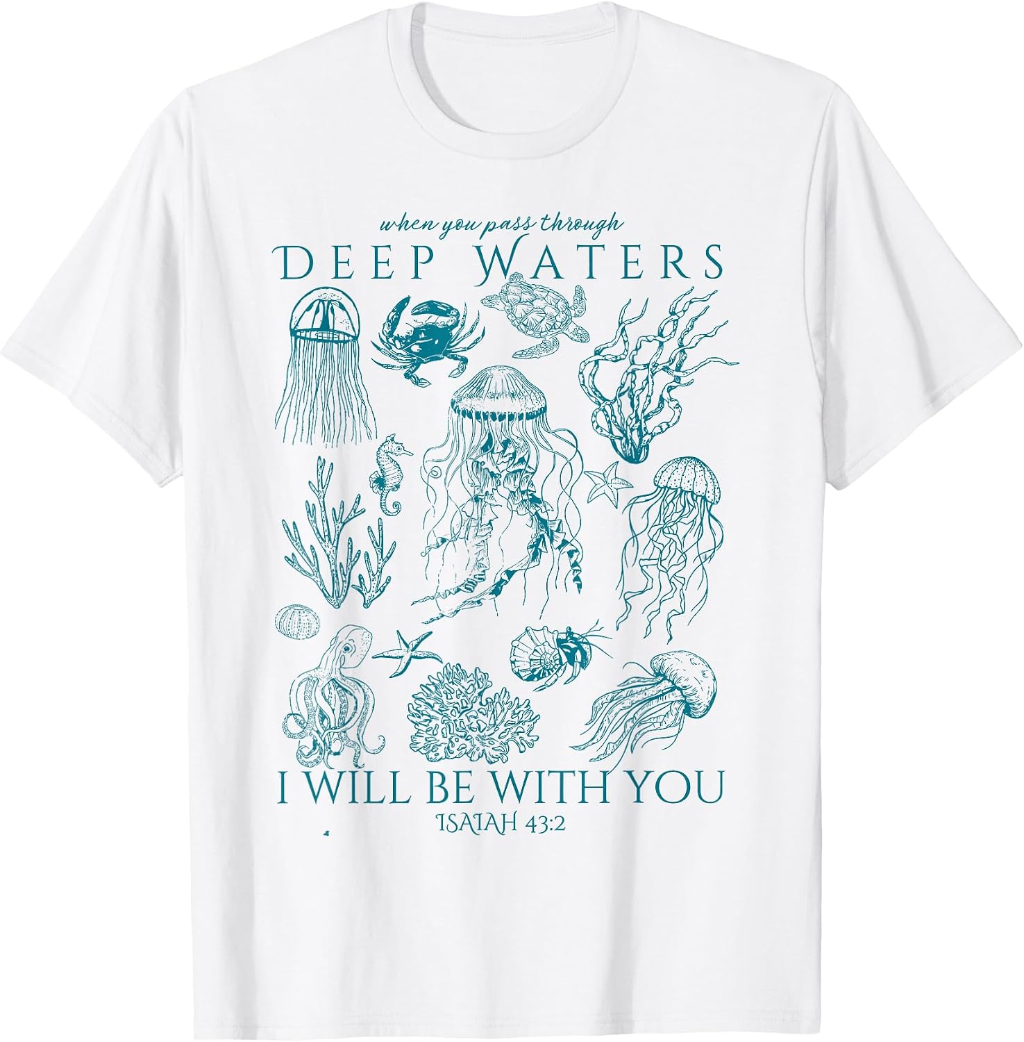 Christian Ocean Animal Shirt Faith Apparel Gift
