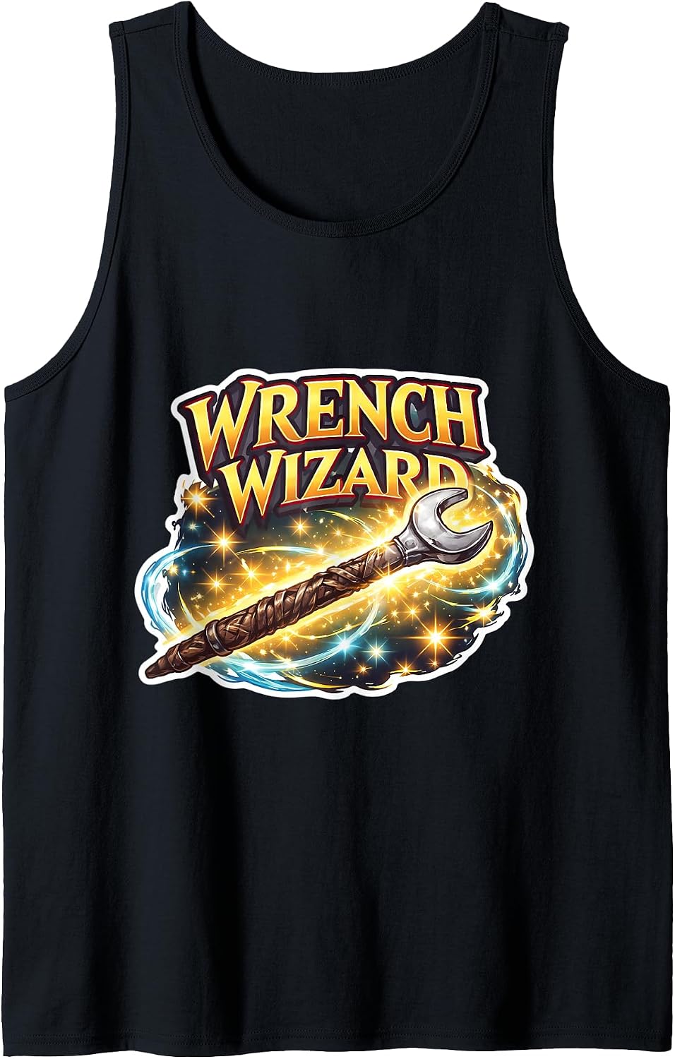 Wrench Wizard Funny Mechanic Quote Saying Merch