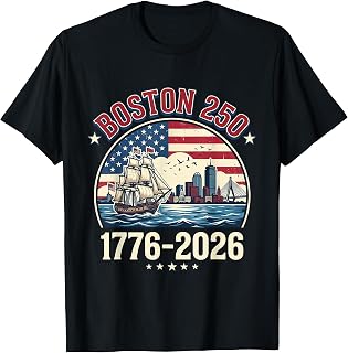Boston 250th Anniversary USA T-Shirt