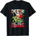 Christmas in July Squad Funny Hawaiian Santa Riding Turtle T-Shirt
