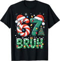 Funny 67 Six Seven Christmas Bruh Meme Shirt.