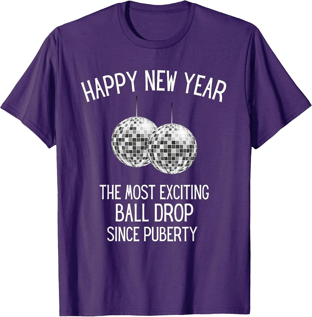 Funny Adult New Year's Eve Shirt - Ball Drop