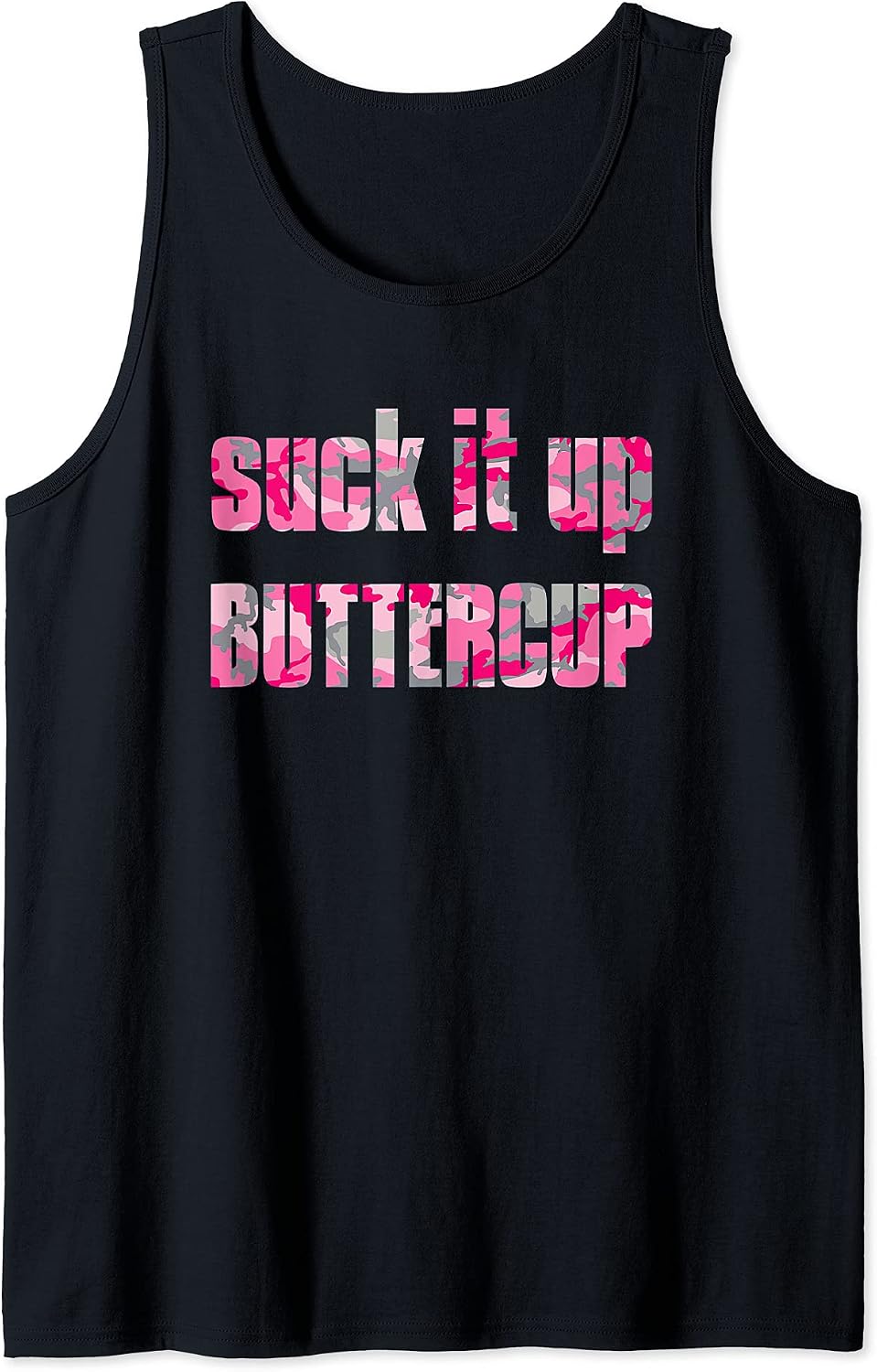 S.u.ck It Up Buttercup Pink Camo By Merch