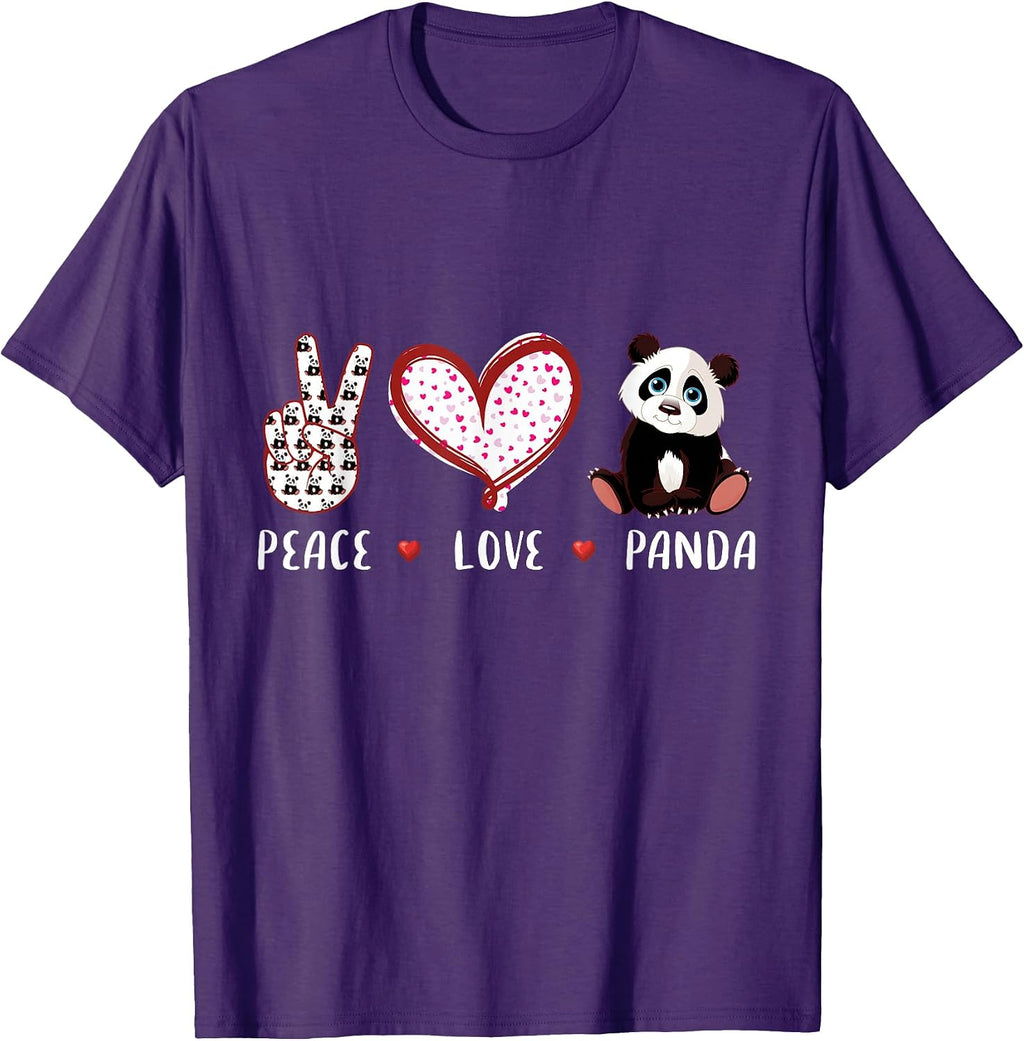 Peace Love pandas lover gifts idea designs co