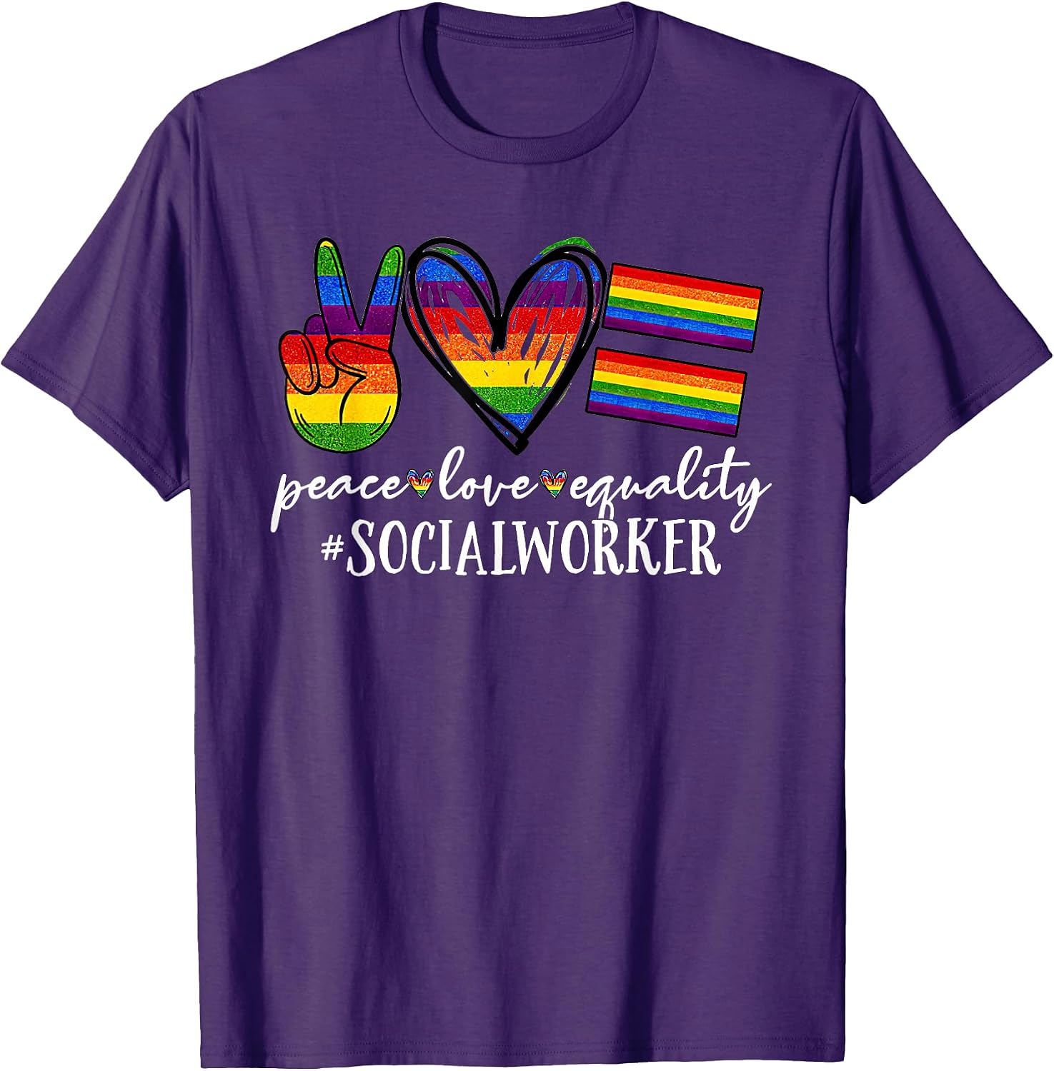 LGBT Nurse Life Peace Love Equality By Merch