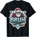 Bruh Ice Hockey Funny Christmas Teens Boys Merch