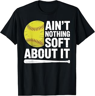 Best Softball Art for Men Women Fastpitch Softball Player T-Shirt