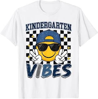 Retro Kindergarten Vibes Back to School Boys Kids T-Shirt