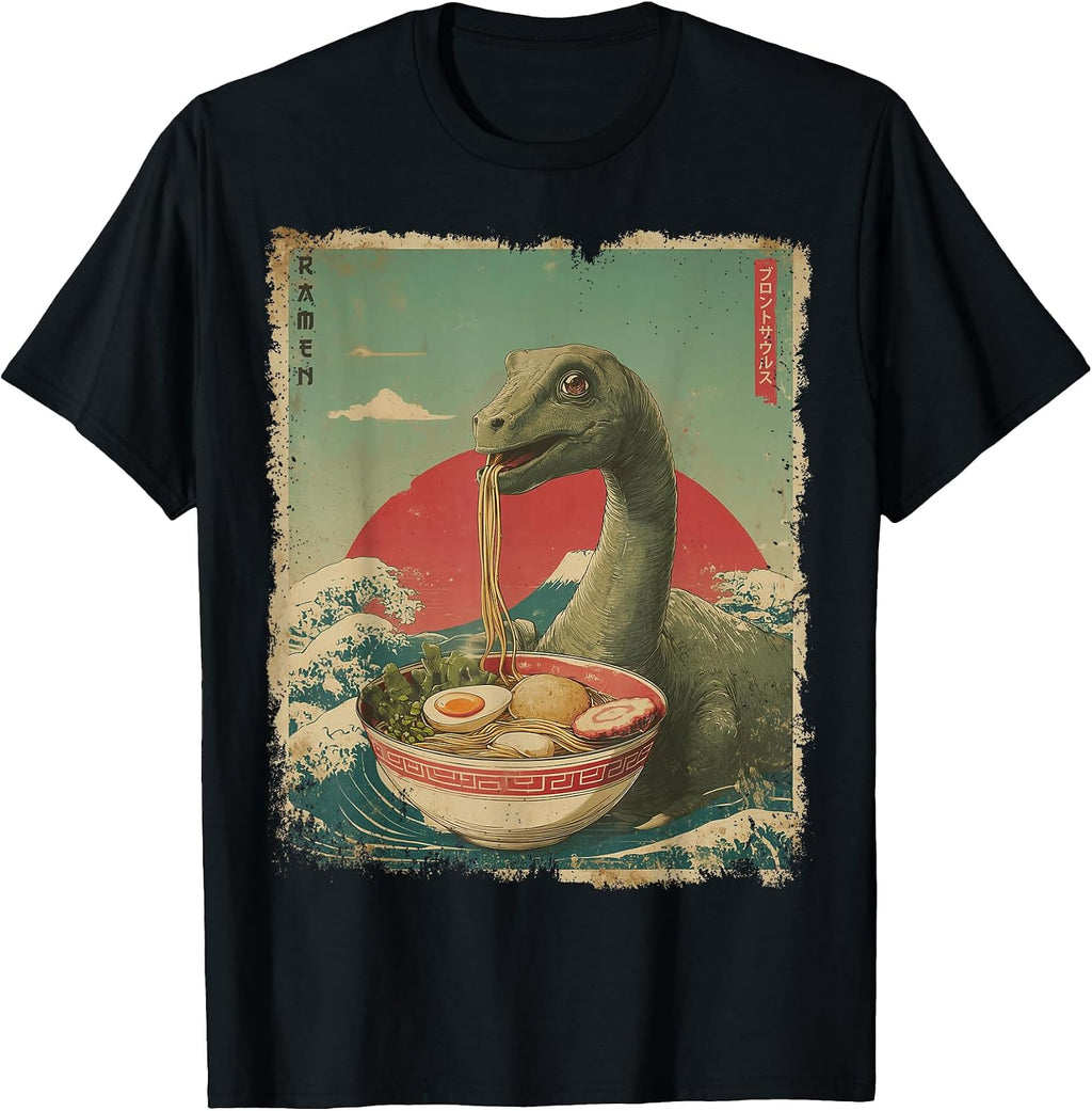 Brontosaurus Vintage Ramen Japanese Kawaii Gifts