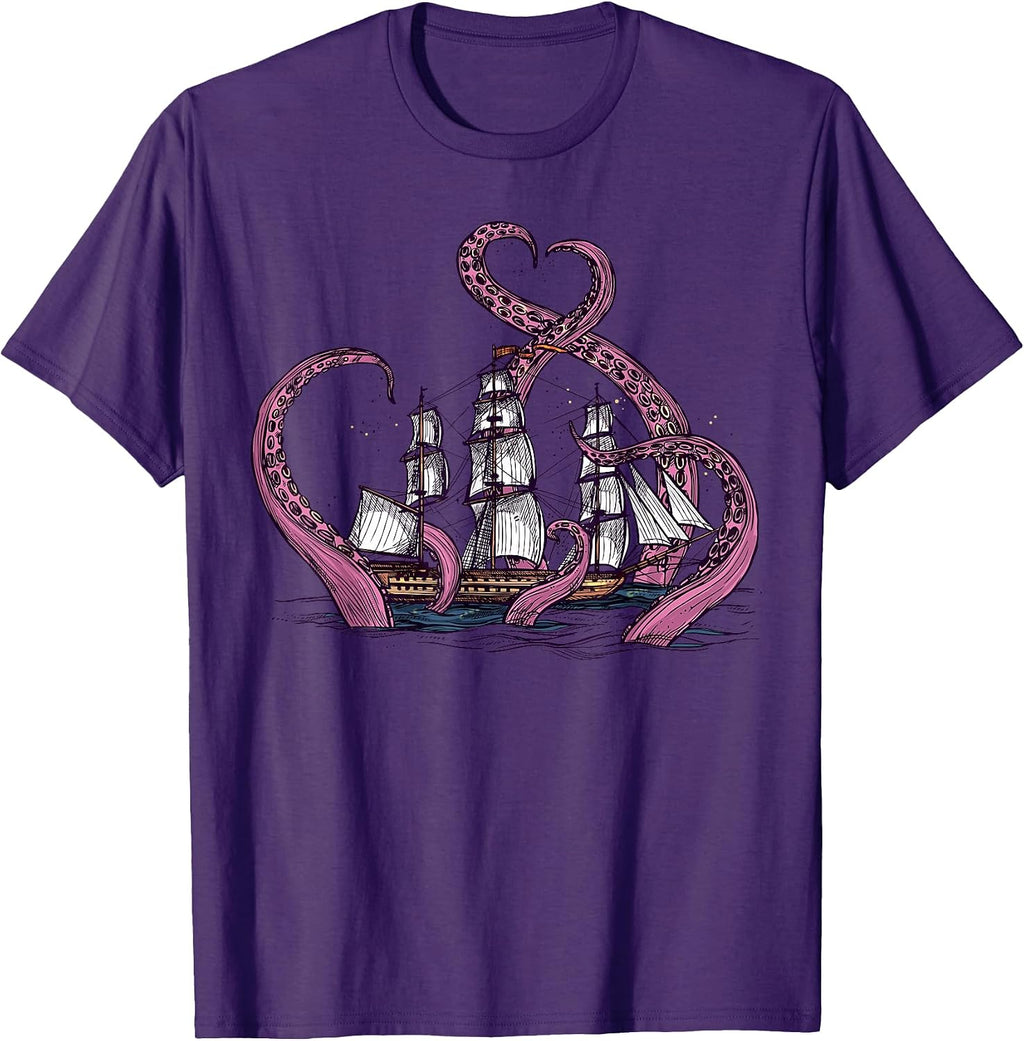 Octopus Shirt for Women Men Kids Octopus Gift Tees