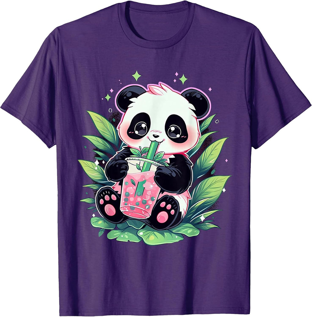 japanese cute bubbletea drinker pandas