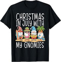 Gnome Christmas in July with My Gnomies Summer Vacation 2026 T-Shirt