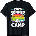 Group Matching Retro Camping Adventure Summer Camp 2026 T-Shirt