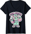 Cute Woman Gym Freak Workout Girl Merch
