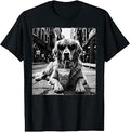 Golden Retriever Drinking Iced Milk Coffee Dog Lover Art T-Shirt