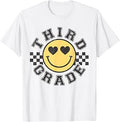 Retro Groovy Third Grade Back to School 3rd Grade Teachers T-Shirt