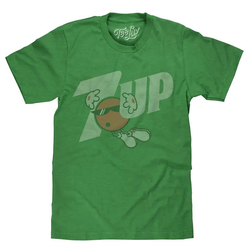 7UP Logo T-Shirt - Green Hoodie, Sweatshirt | HypeDripTees.com