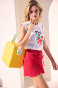 Tomato Graphic Embroidered Tee