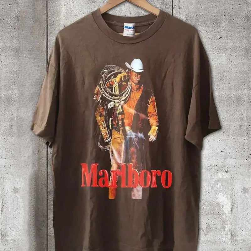 80 vintage Marlboro Cowboy shirt  T-shirt, sweater and Hoodie Sweatshirt | HypeDripTees.com