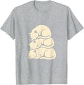 Sleeping Kittens Stacked Nap Pile Cute Cat Lovers T-Shirt