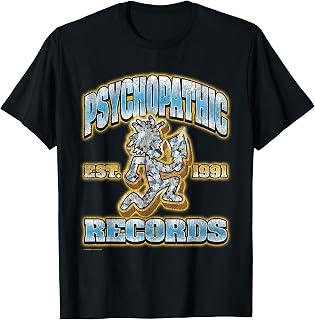 ICP Psychopathic Records Diamond Hatchetman 1991 Music T-Shirt