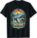 Vintage Alaska Cruise 2026 Cruising Group Family Vacation T-Shirt