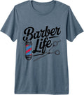 Vintage Barber's Pole Tee Hair Hairstylist