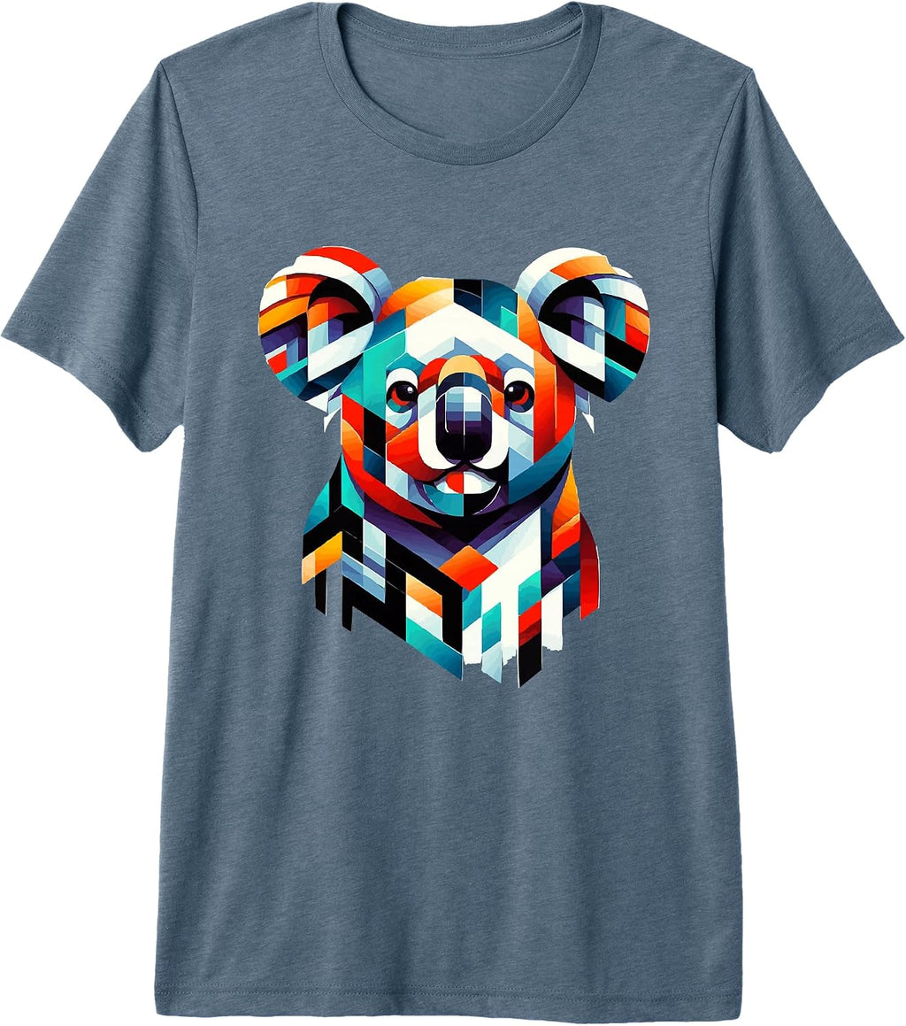 Geometric Art Koala Bear Design