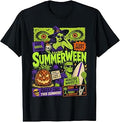 Funny Summerween Vibes Spooky Summer Ghoul Summerween Goth T-Shirt