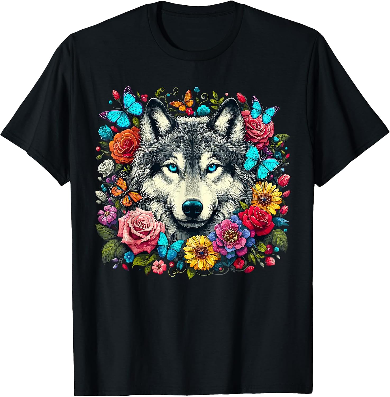Colorful Wolf Lover Art Wolf