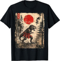 Samurai T-Rex Apparel Men Women Kid Graphic Tee