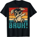 Easter Day Bruh Bunny Outfit Gifts Graphic Tees