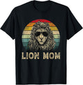 Lion Mom Vintage Retro Mothers Day Funny Gift