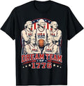Dream Team of 1776 America 4th of July Independence Team T-Shirt
