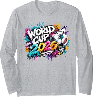 Soccer - World Cup WM 2026 Graffiti Long Sleeve T-Shirt
