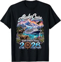 Alaska Cruise 2026 Alaskan Matching Family Friends Vacation T-Shirt