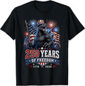 Kaiju Monster Japanese 250 Years 1776 2026 4th of July T-Shirt