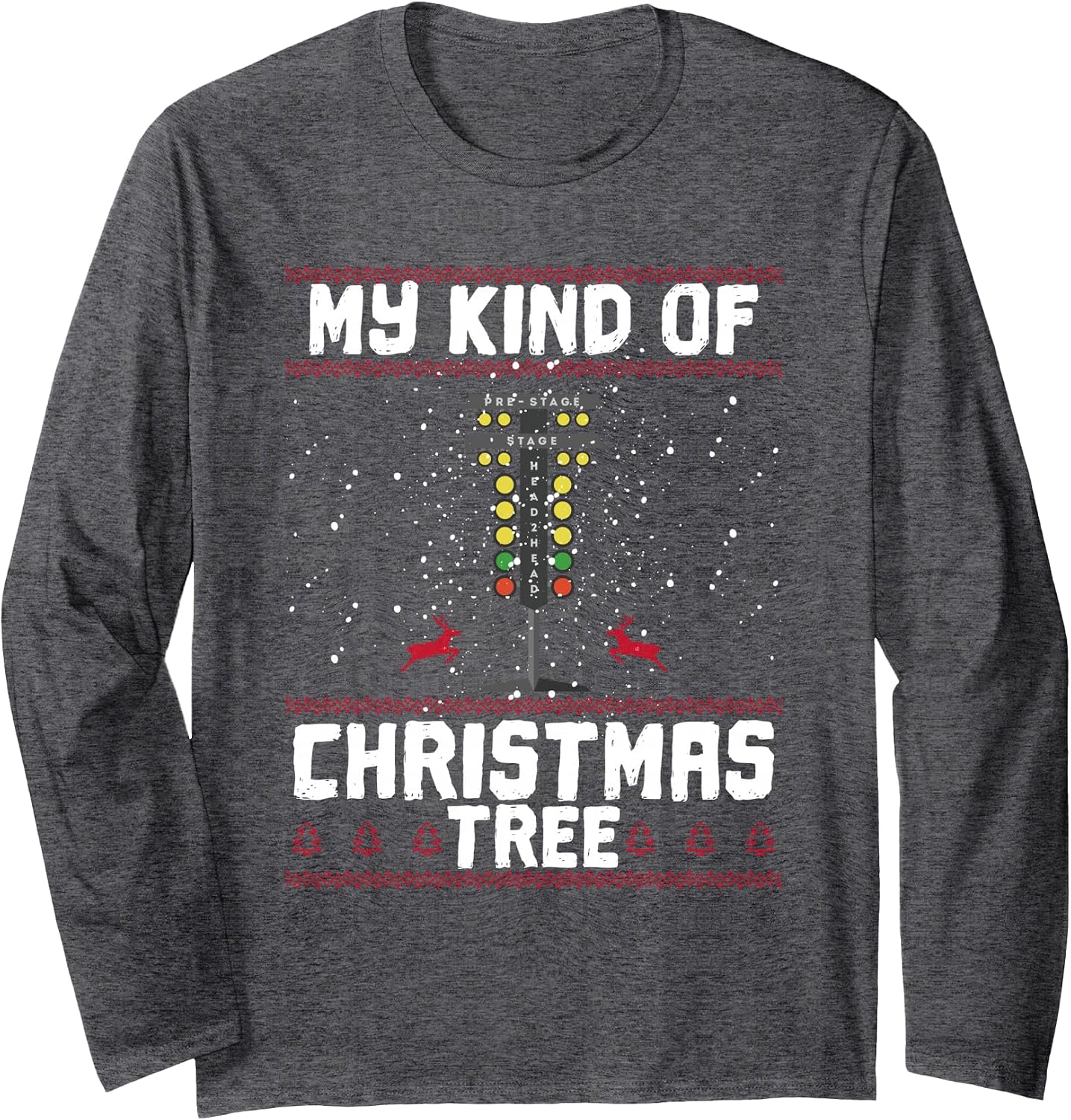Christmas Tree Drag Racing Racer Gift