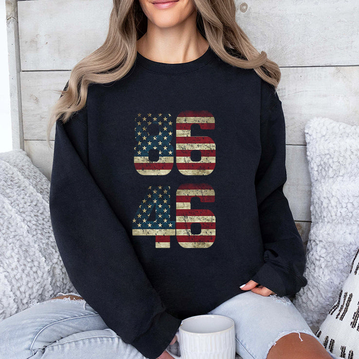 8646 American Flag Anti Joe Biden T Shirt