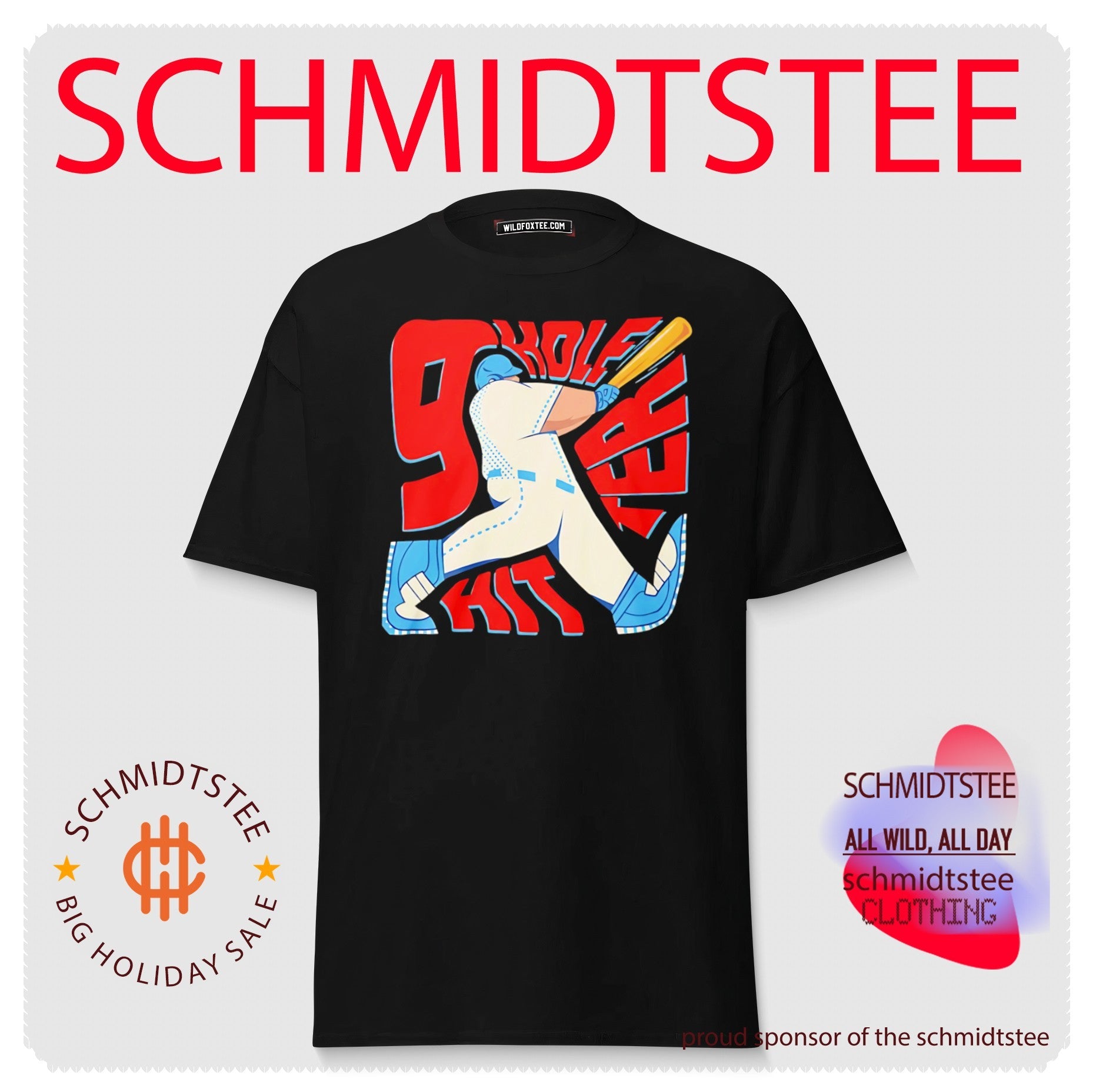 9 Hole Hitter Second Leadoff Baseball shirt