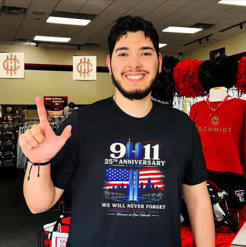 9.11 25th Anniversary We Will Never Forget Twin Towers Tribute shirt