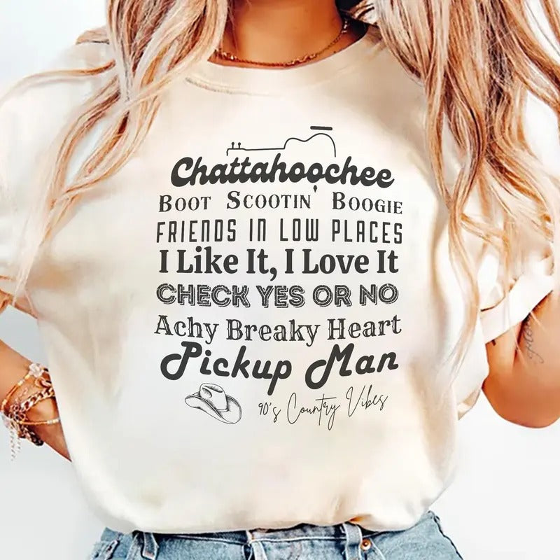 90's Country Music Womenswear Shirt, Sweatshirt, Hoodie | HypeDripTees.com