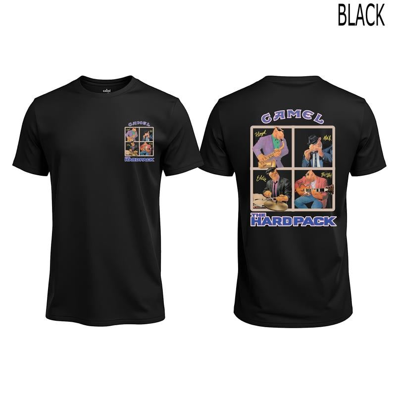 90S Camel The HardPack Doublue Sided T-shirt, Men's Short-Sleeve T-shirts, Graphic tee Classic Cotton ,men & Women shirt...