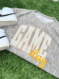 Bottomland Game Day Polka Dot Dtf Top