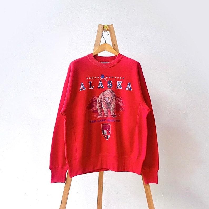 90s Alaska North Country crewneck sweatshirt T-Shirts, Hoodie | HypeDripTees.com