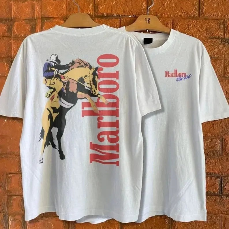 90s Marlboro Cowboy Wild West Shirt, Country Music Shirt, Cowboy Killer Shirt, Boho Shirt, Cowboy Rodeo  T-shirt, sweater...