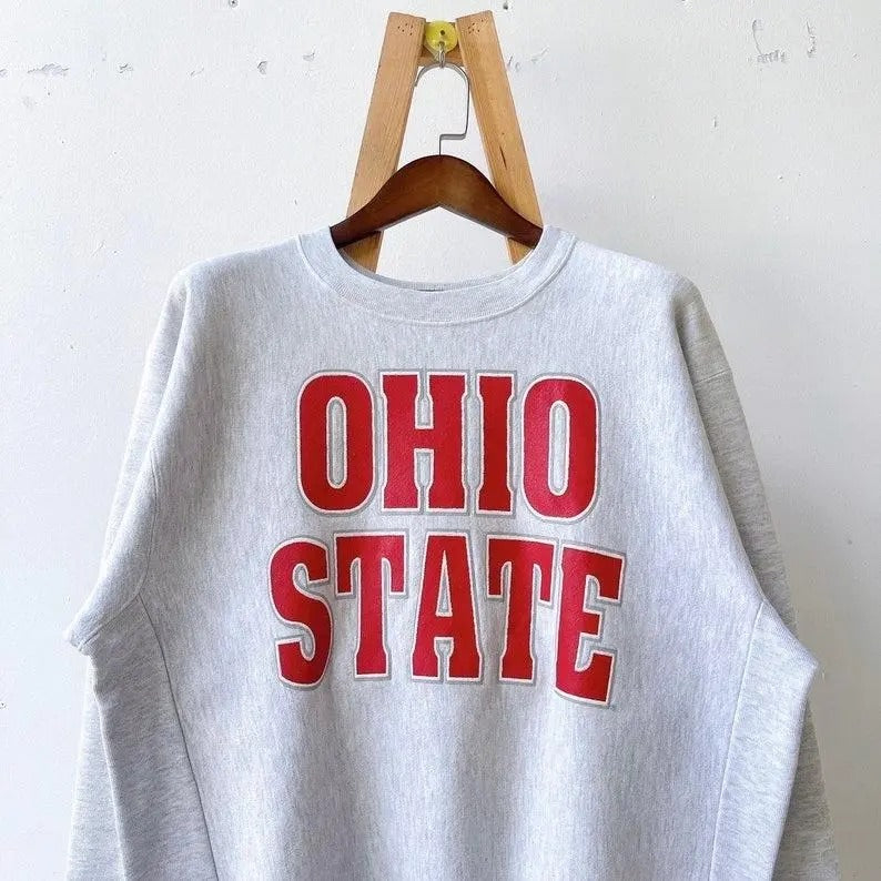 90s Ohio State University Buckeyes sweatshirt Cotton Menswear T-Shirts, Hoodie | HypeDripTees.com