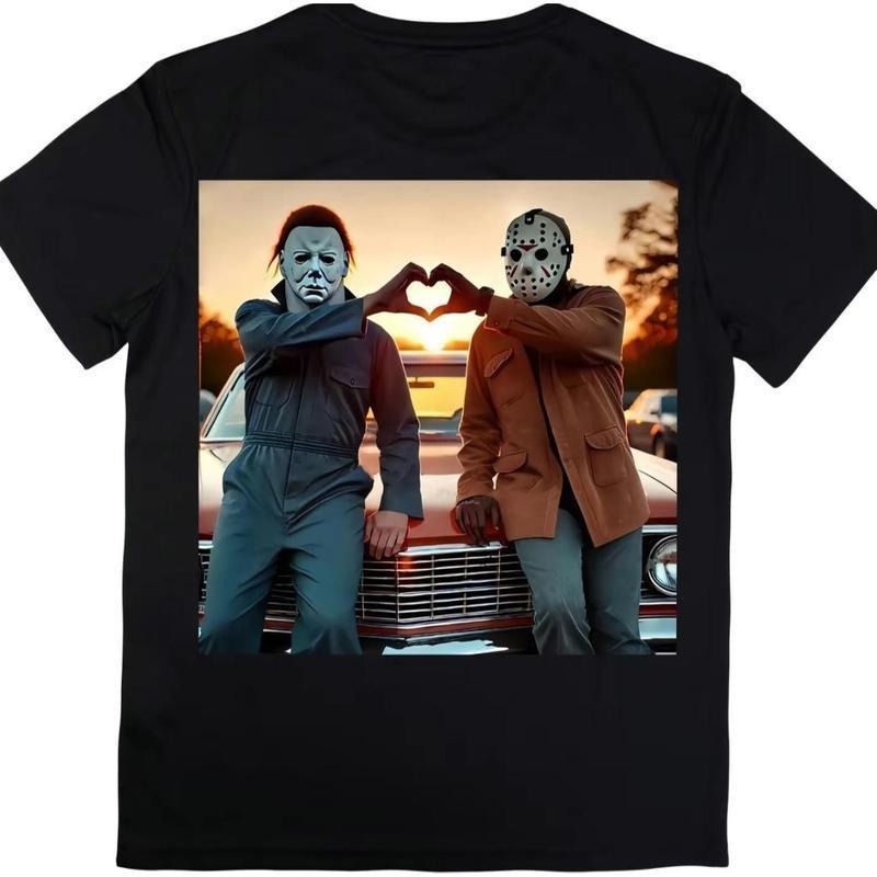 90s Vintage Retro Heart Hands Michael andJason Halloween TShirt Hoodie, Sweatshirt | HypeDripTees.com