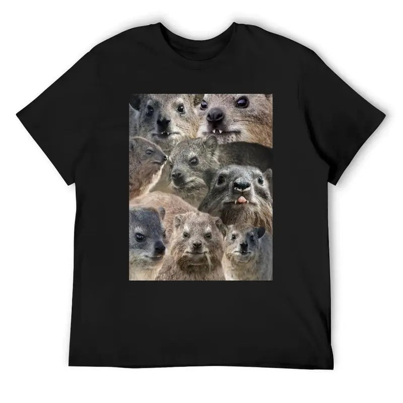A LOT of Rock Hyrax hier Vintage Graphic T-shirt designer shirts tees vintage kleding baggy shirts heren designerkleding...