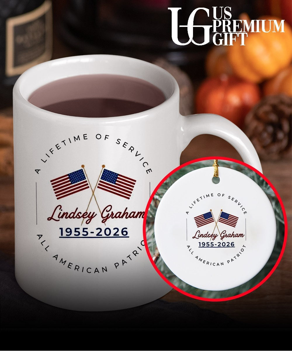 A Lifetime Of Service Lindsey Graham 1955-2026 All American Patriot shirt